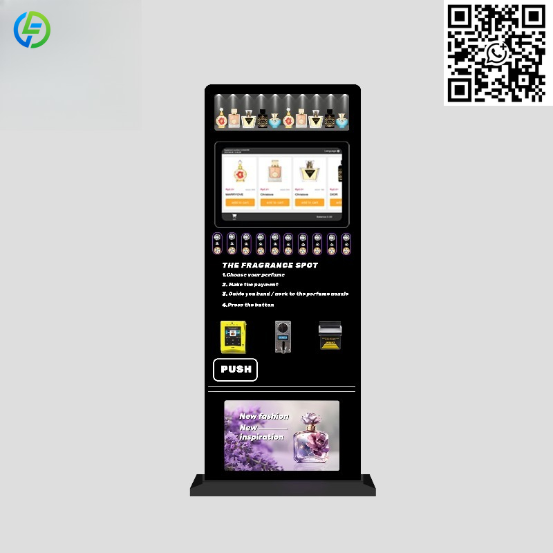 Perfume Fragrance Machine - Maßgefertigter 100ml Parfüm-Verkaufsautomat mit Werbefunktion für