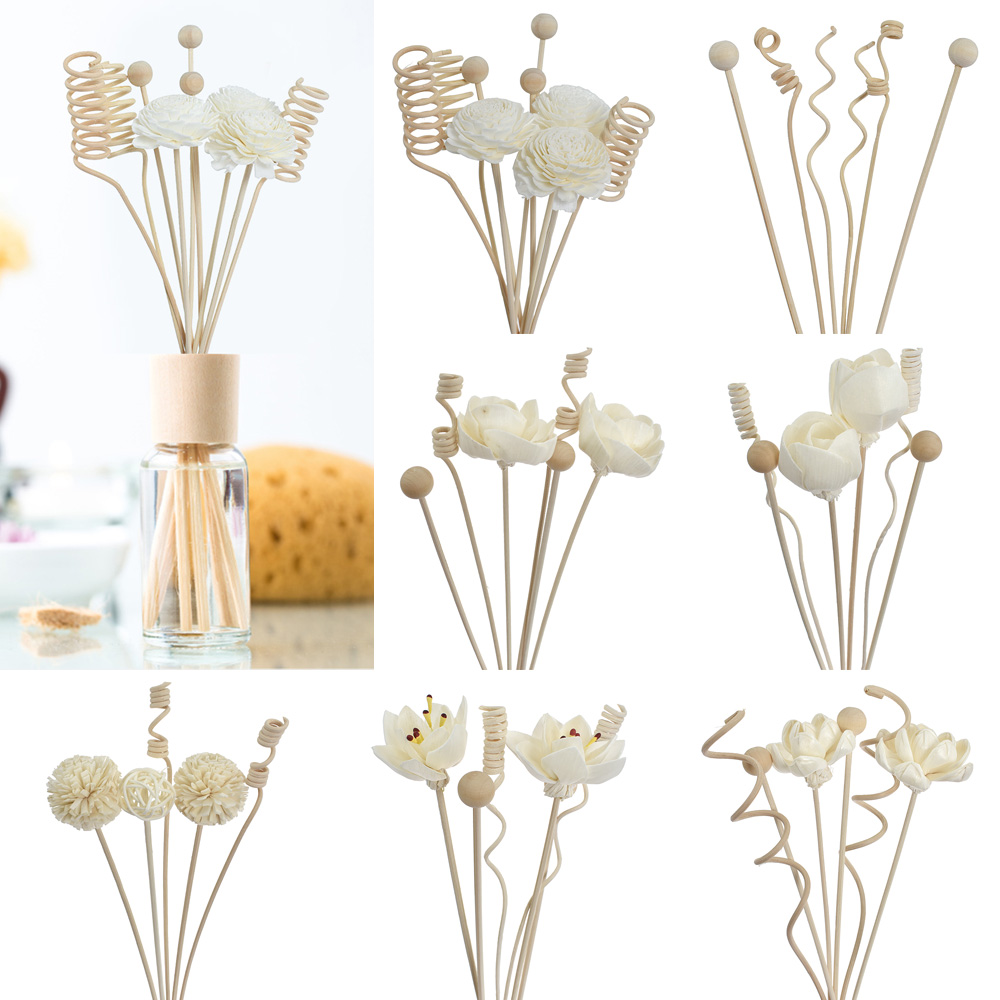 Perfume Fragrance Stick - 6PCS/8PCS/9PCS Künstliche Blume Rattan Reed Duft
