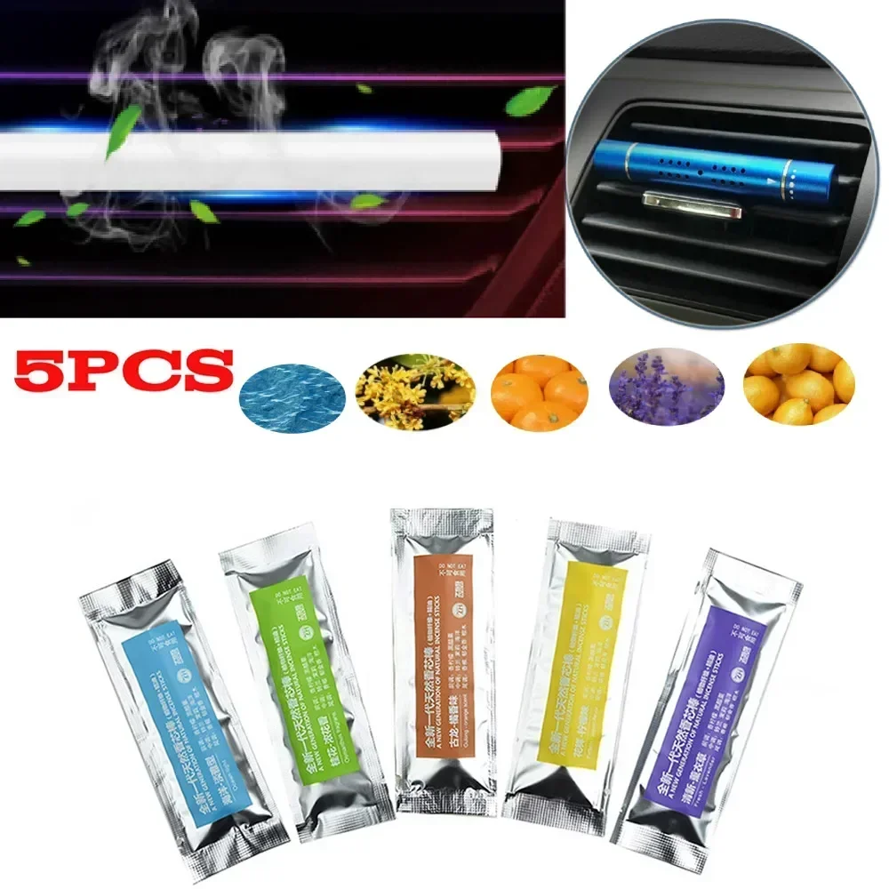 Perfume Fragrance Stick - Auto-Lufterfrischer Nachfüllungen - 5 Aroma-Sticks Ersatz-Parfüm