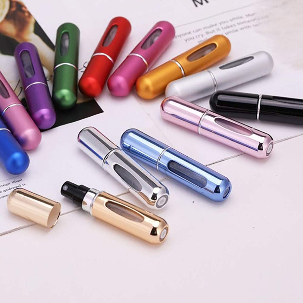 Perfume Fragrance Dispenser - Nachfüllbare Mini-Parfümflasche, tragbare Kosmetikflasche, Sprühflasche, Zerstäuber,