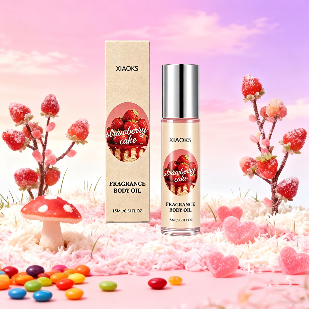 1 Flasche Erdbeer-Kuchen Roll- – Perfume Smell Fragrance Bewertung und Preis