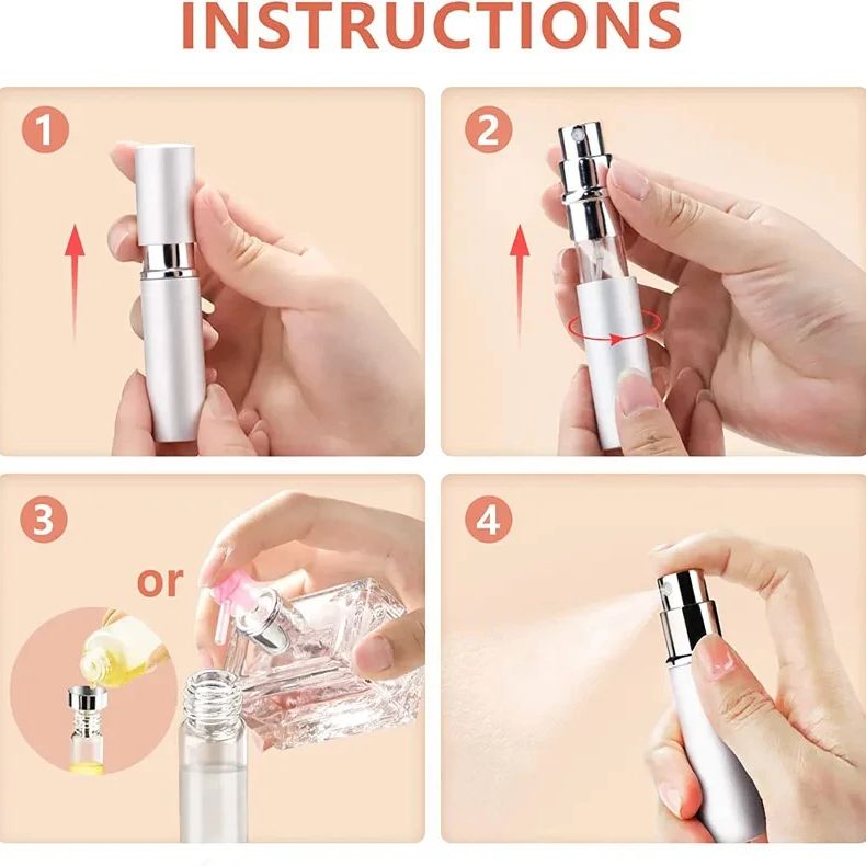 4 stücke + 4 Zubehör 5ml nachf – Perfume Fragrance Dispenser Bewertung und Preis